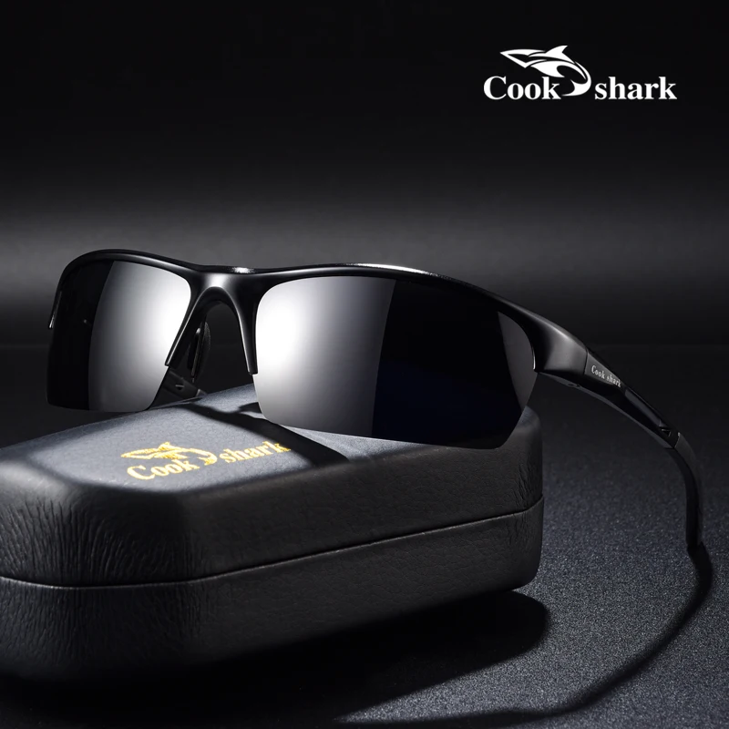 Cook Shark's New Outdoor Cycling Polarized Sunglasses for Men, Driving Drivers, Color Changing Glasses for Fishing Sunglasses, H