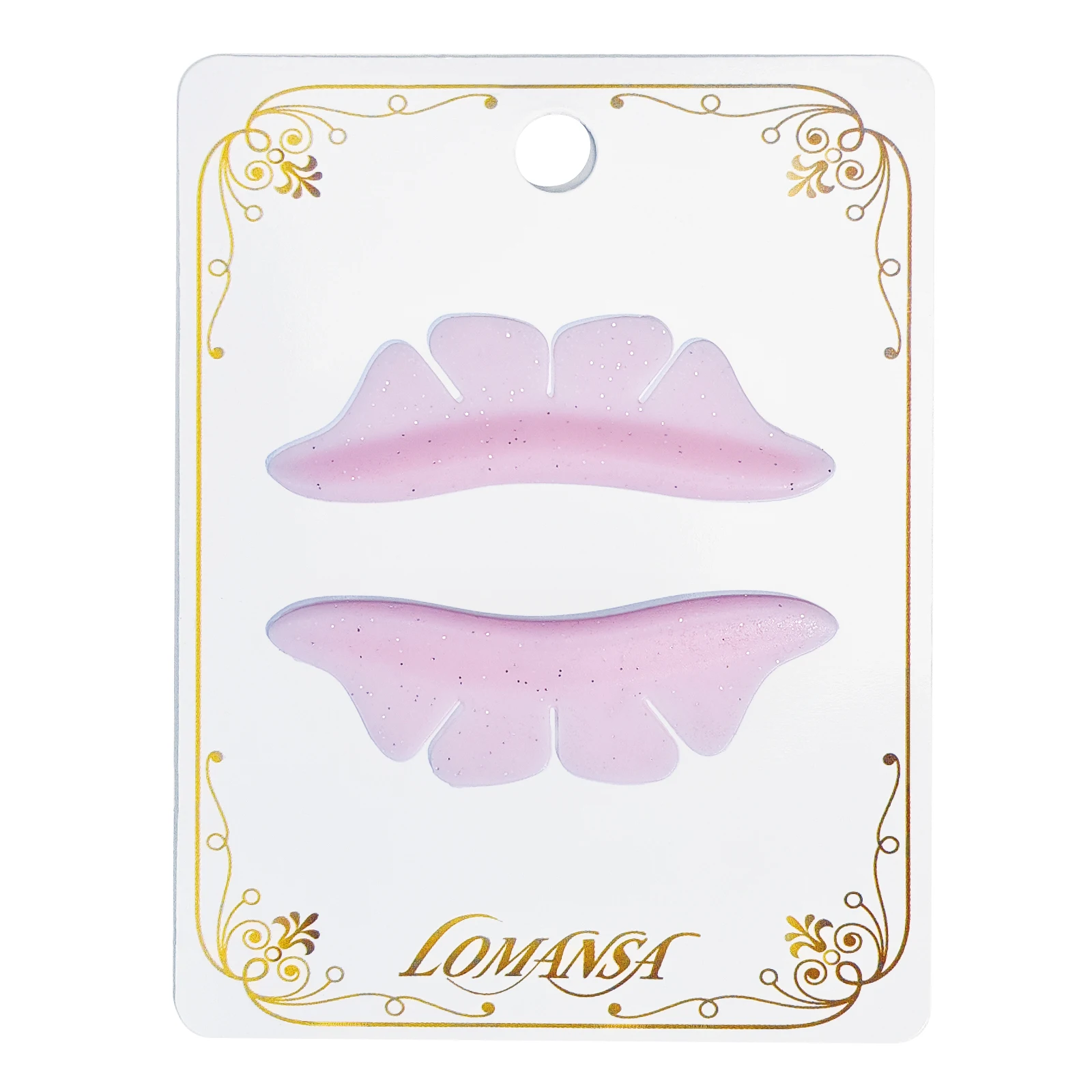 Lomansa 1 Paar Silikon Glitzer Schmetterling Lash Lift Pad Wimpern Dauerwelle Stange Schild Lash Lifting 3D Wimpernzange Zubehör Werkzeug