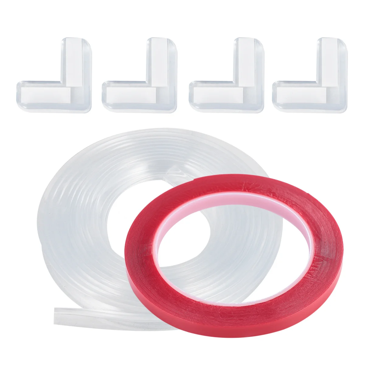 مجموعة واحدة من غطاء زوايا الطاولة الموثوق به، سهل التركيب، آمن مضاد للخدش لتعلم الطفل على المشي، واقي زوايا الطاولة #6