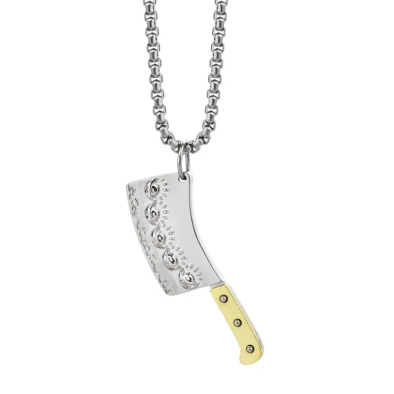 المعلقات قلادة من الفولاذ التيتانيوم المخصصة التي تجذب الثروة هي إكسسوارات رجالية متعددة الوظائف شائعة