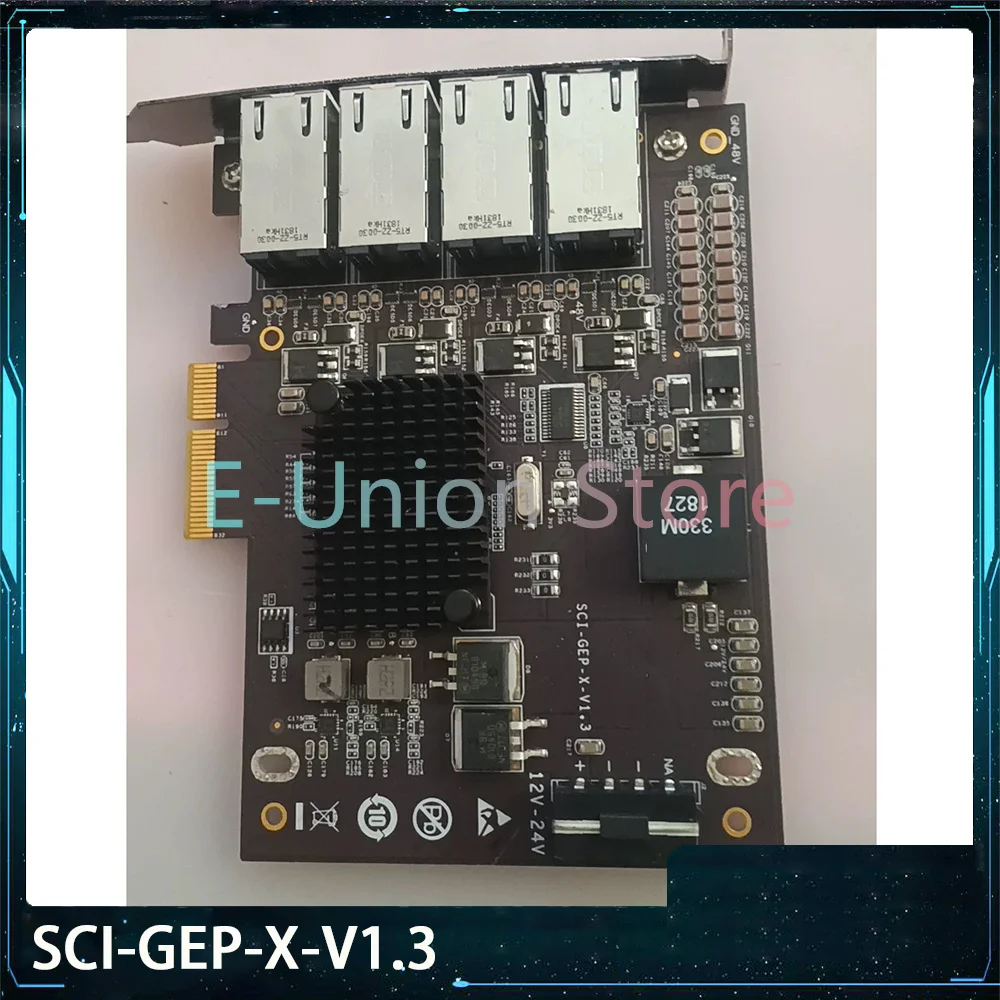 4-Port Industrial Visual Network Card SCI-GEP-X-V1.3