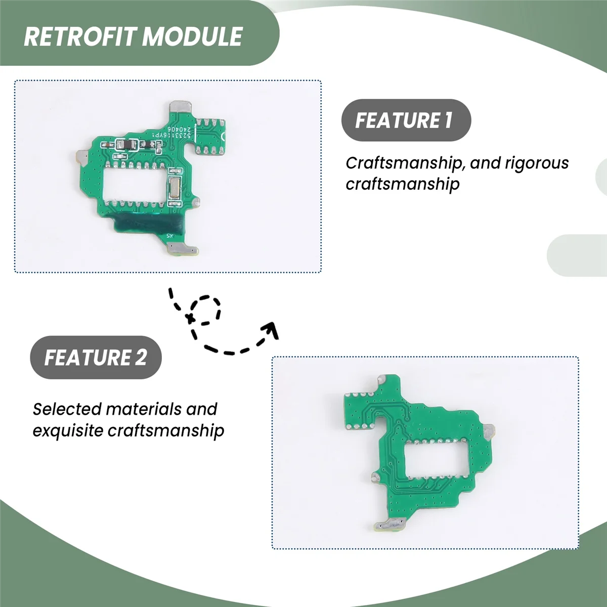 Kortegolf Modificatie Module Voor Quansheng UV-K5/K6 Radio Qalkie-Talkie Modificatie Module Voor Eigenschappen Beveiliging