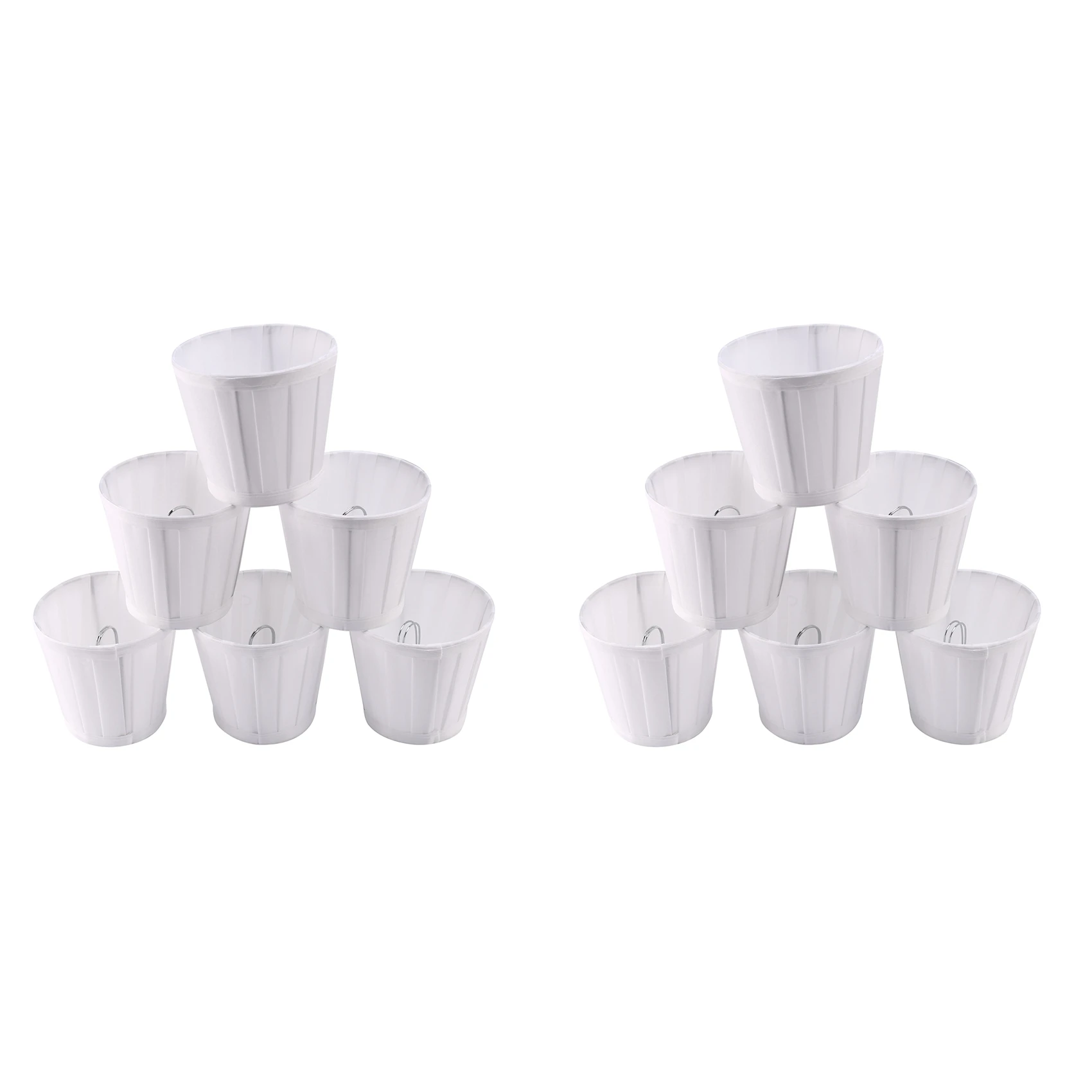 LICE-Moderno estilo europeu droplight lâmpada de parede vela lustre abajur 12 peças conjunto (branco sólido)