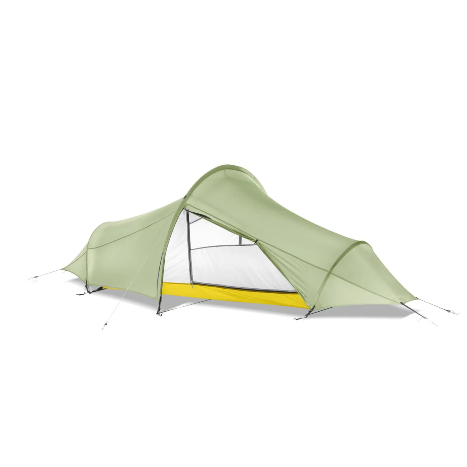 Knot Rusuo 1P Tunnrl Tent Outdoor Camping Large Space Tent 20D Nylon Double-sided Silicone Travelling Backpacking Rainproof Tent