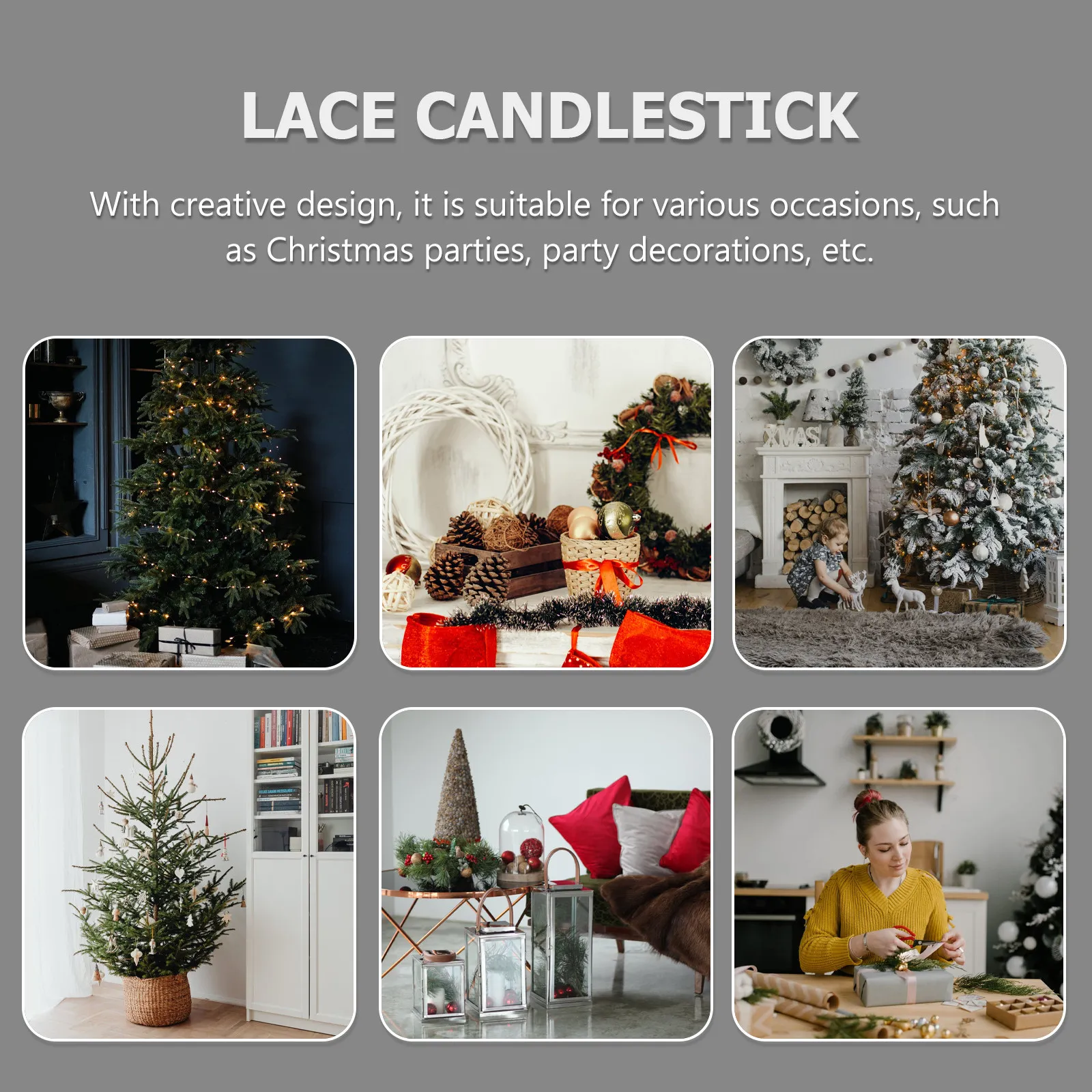 

10 шт. подсвечников в форме лотоса, романтические подсвечники, декоративные подсвечники из железа, настольный декор, украшение для рождественской вечеринки