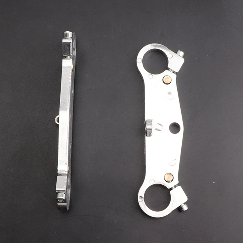 1 Pair 25mm Frame Faucet Front Fork Upper and lower Connecting Plate Block For 49cc Mini Motorcycle Dirt Pit Bike Parts