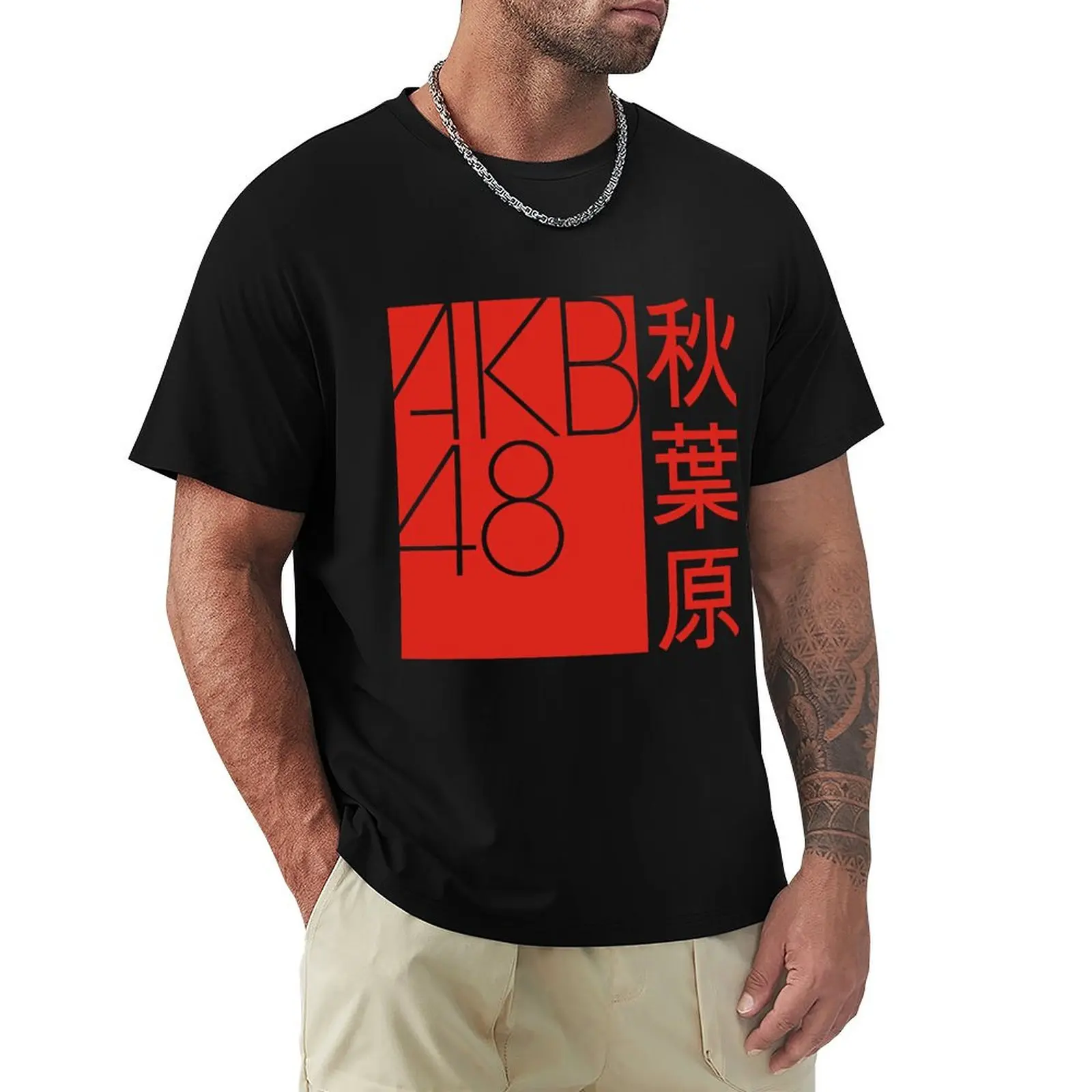 

AKB48 FANS T-Shirt gifts for boyfriend anime clothes funny t shirts for men