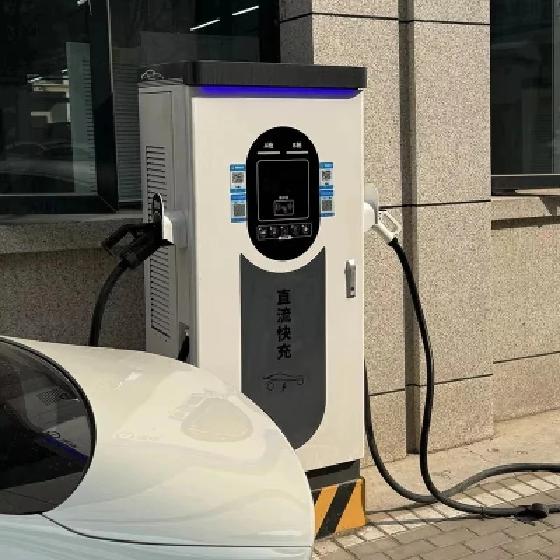 120kW Dual-charger EV Charging Station with Dynamic Power Distribution, 380V/480V Industrial Voltage, and OCPP Cloud Management