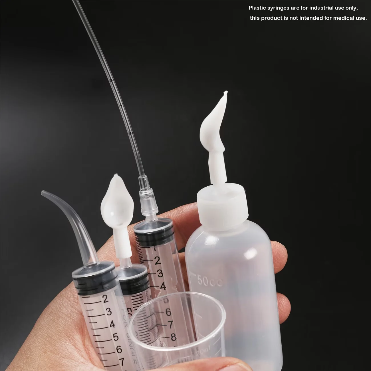 8-piece set of bird manual feeding syringe system, clear scale, durable plastic, manual feeder, parrot, baby bird feeding tool view 5