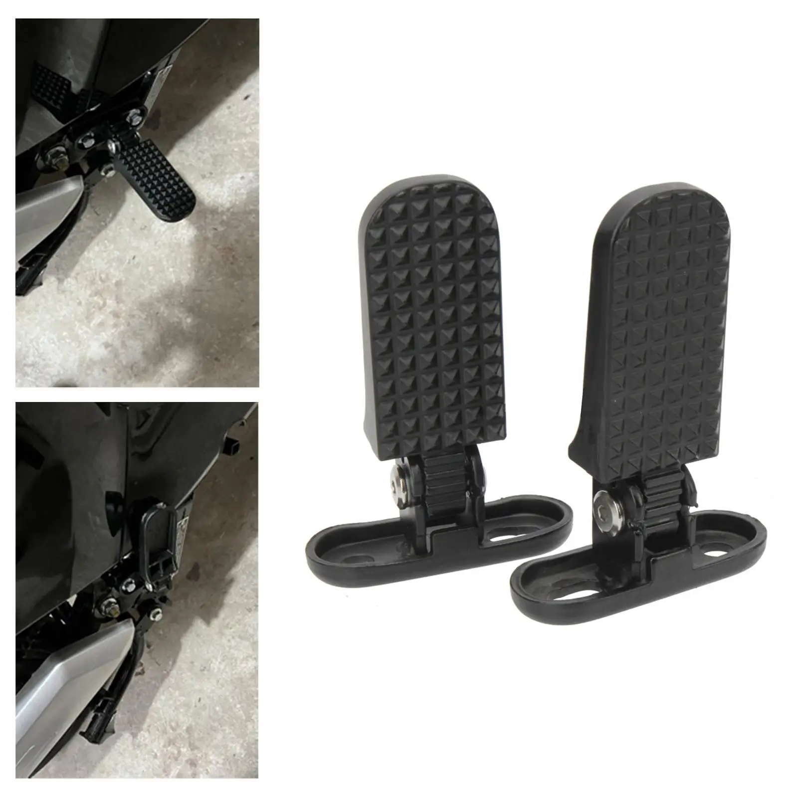 

2 шт. задние педали для велосипеда, подножки для электромобилей, нескользящая складная подножка, педали, колышки для скутера, аксессуары,