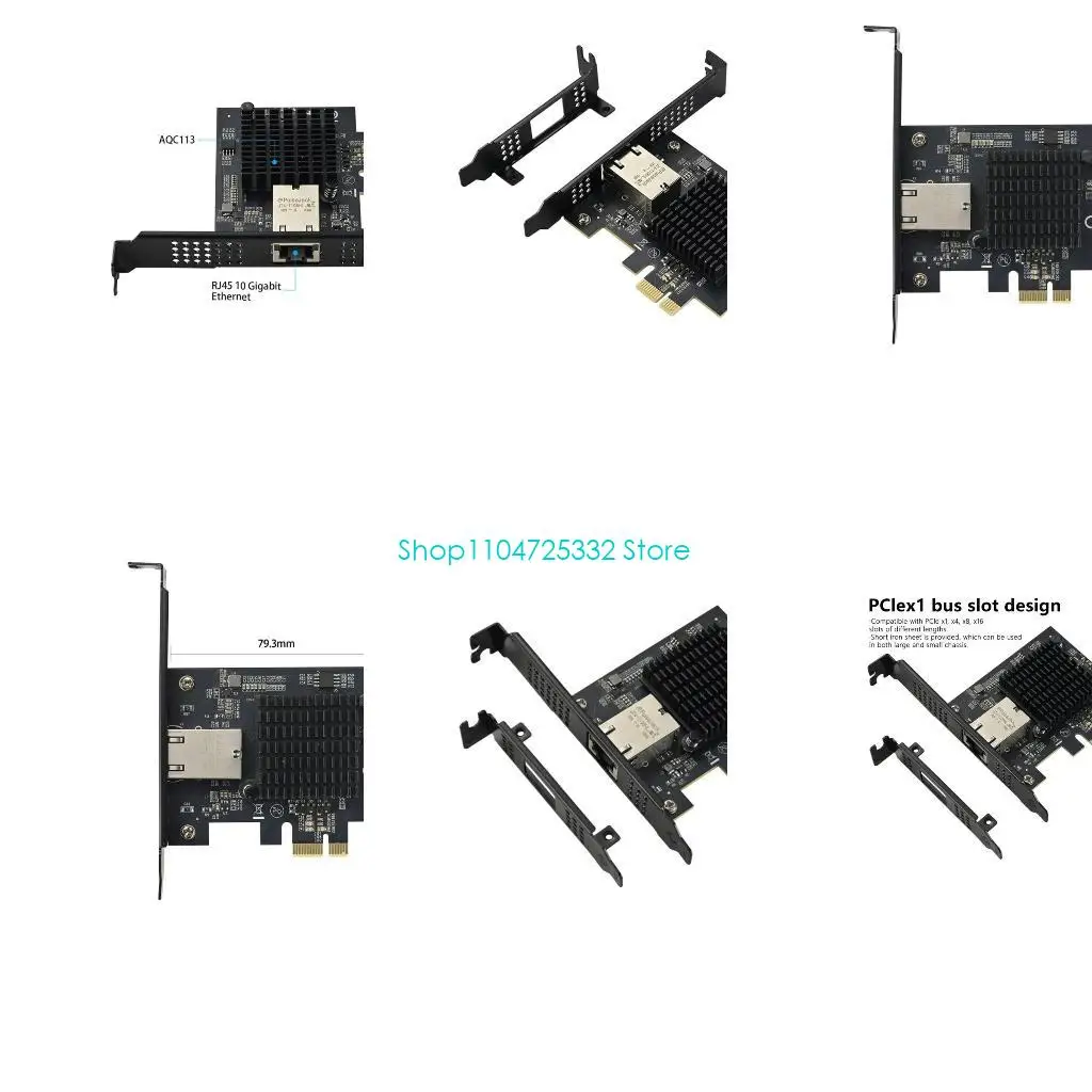 

P5EA AQC113 PCIE Networking Adapter 1G 2.5G 10Gbps PCIE 10G Gigabit Ethernet Card RJ45 LAN Controller Ethernet Card