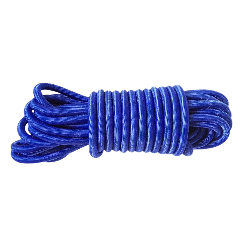 Wear Resistant Stretch Cord Elastic Bungee Rope Protected Shock Cord for Boat Rope Trailers Outdoor