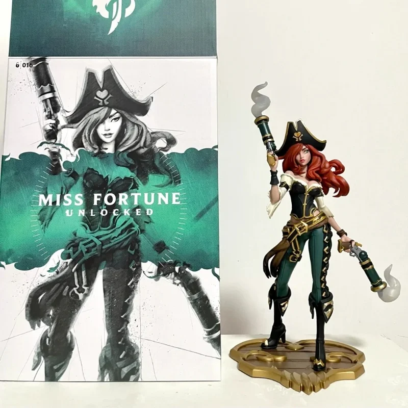 League Of Legends Lol Bounty Hunter Missportune Female Gun Medium Sculpture Model Toy Gifts