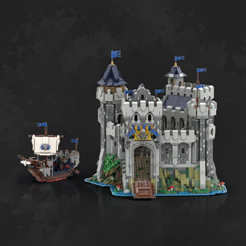 5100pcs Moc Medieval Falcon Master's Castle Modular Model Building Blocks Creative Assembly Bricks Toys Kids Christmas Gifts