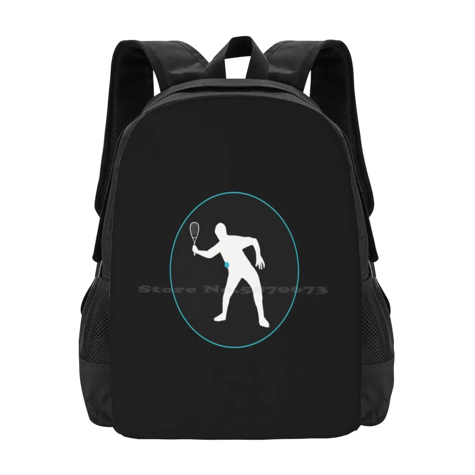 

Racquetball Figure Serving Hot Sale Schoolbag Backpack Fashion Bags Serving Racquetball Sports