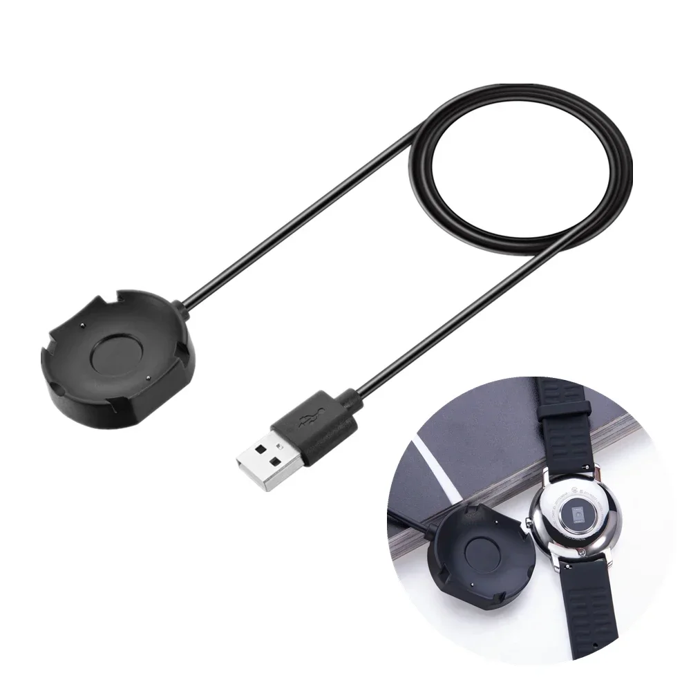 USB Charging Cable for Nokia Withings Steel HR 36mm/40mm Smart Watch Data Cradle Dock Charger Replacement Watch Charger