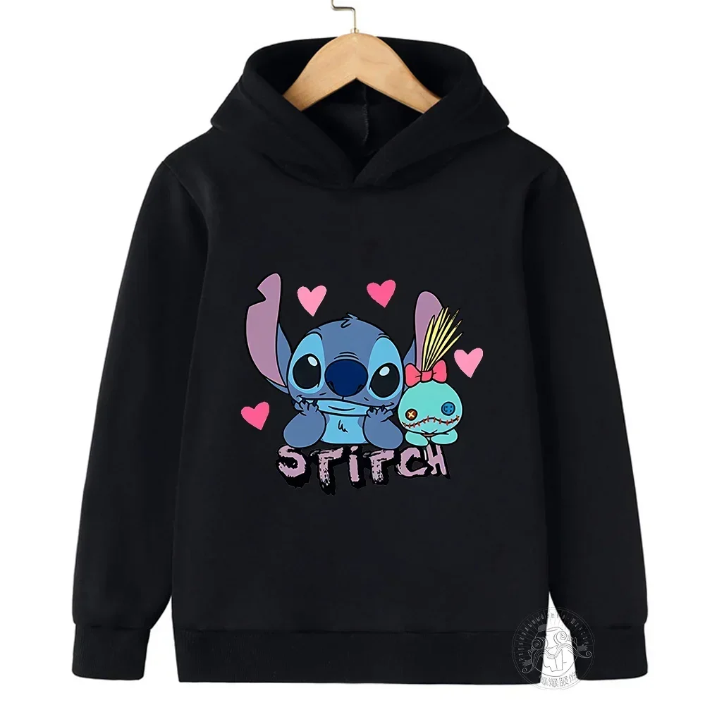 جديد ديزني الكرتون غرزة العصرية لعوب لطيف عارضة في الهواء الطلق يوميا فضفاضة مريحة الدافئة أزياء متنوعة ملابس رياضية للأطفال