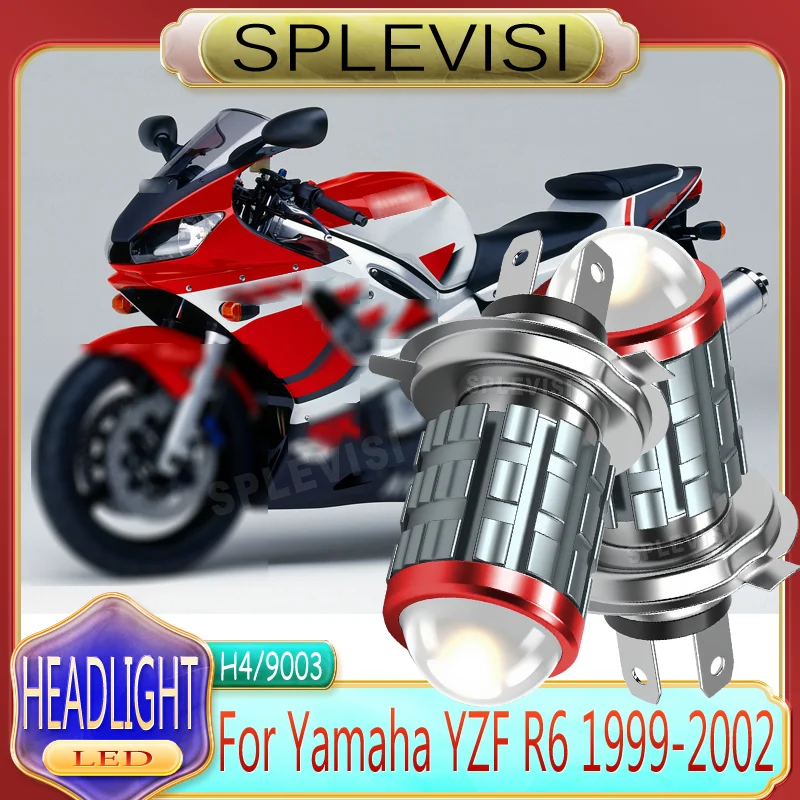 

High-Quality Motorcycle Headlight Powerful Beam Enhanced Night Vision Easy Fit LED h4/9003 For Yamaha YZF R6 1999 2000 2001 2002