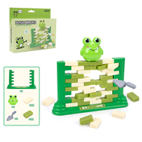 Mini Fun Kids Save Penguin Ice Breaker Trap Toys Parent-child Interactive Balance Blocks Pushing Wall Toys Party Desktop Game 