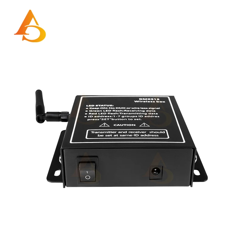 

DMX512 Батарея Беспроводной контроллер-передатчик 2,4G DMX-контроллер для сцены Par Light DJ Disco Bar Light Moving Head Light