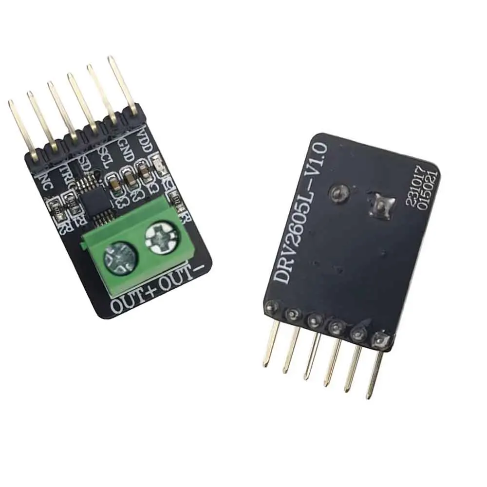 Vibration Motor Driver Breakout Board DRV2605L ERM LRA Tactile Actuator Controller I2C PWM Trigger Input 2V‑5.2V for DIY Project