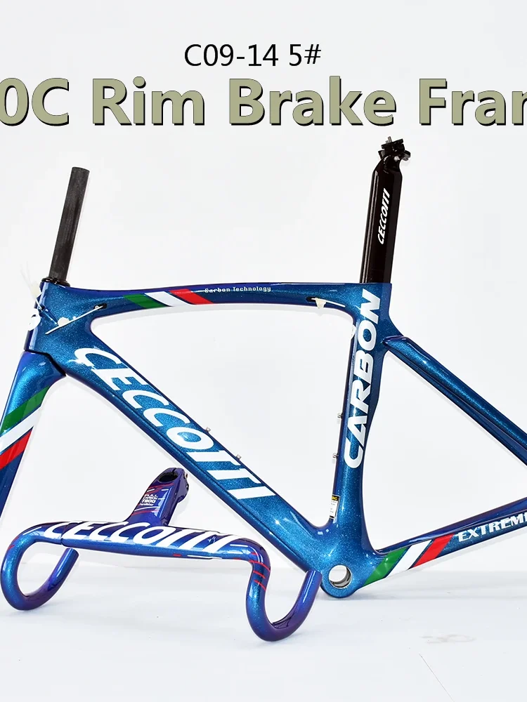 AliExpress ceccotti Chameleon Road Bike Frame, BSA, BB68, Carbon, Customized Color, V Brake, Racing Bicycle, Gravel