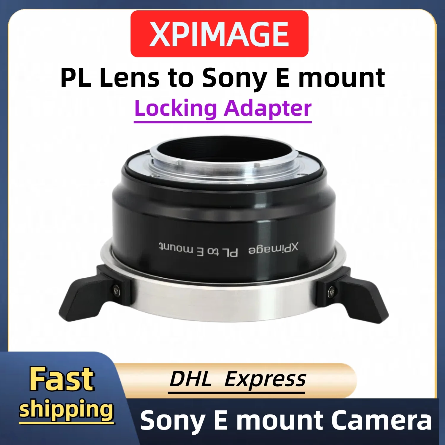 

XPIMAGE PL-E mount PL Lens to SONY E mount Camera Adapter PL-E mount FX30 FX6 FX9 FS7 FS7 FS5 A7S3 A7R5 R4 R3 A7C