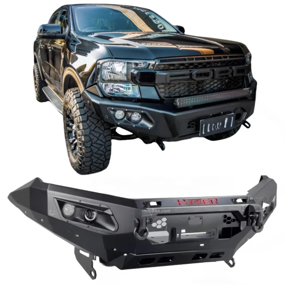 Front Bumper for  2022 2023 2024 for Ford Ranger Raptor Xlt Xls Wildtrak Px2 Px3 Px4 Front Bumper Bull Bar view 5