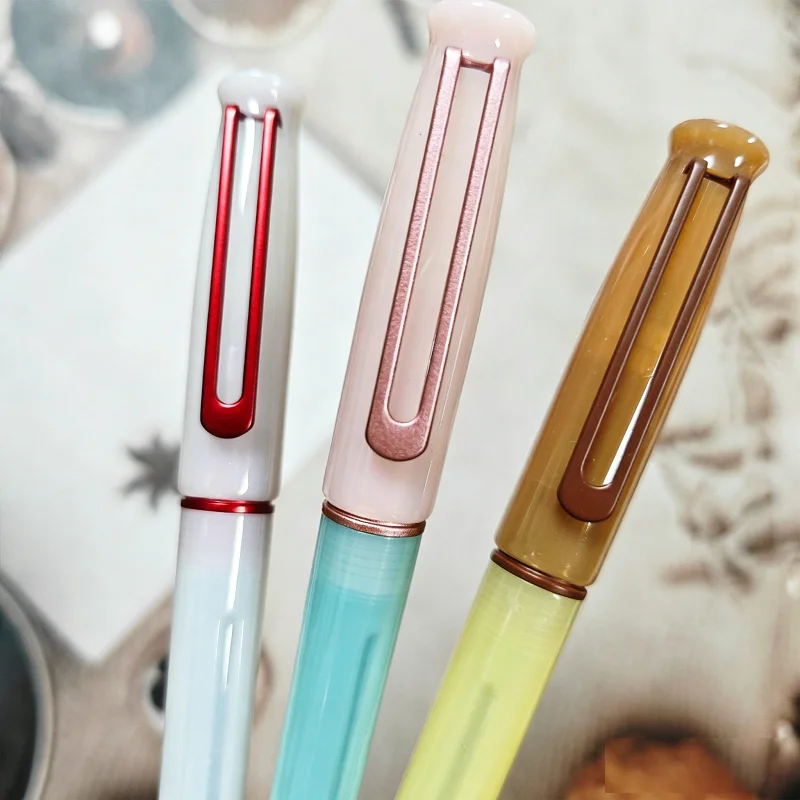 TANOOCI TAM-100 Magnetic Suction Cap Gel Pen 0.5mm Black Smooth Writing Resin Pen Body Student Office Writing Stationery Gift