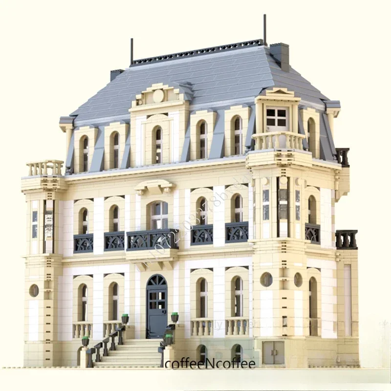 4621PCS Château Saint-Jean MOC Creative street view Model Building Blocks Architecture DIY Education Assembly Model Toys Gifts