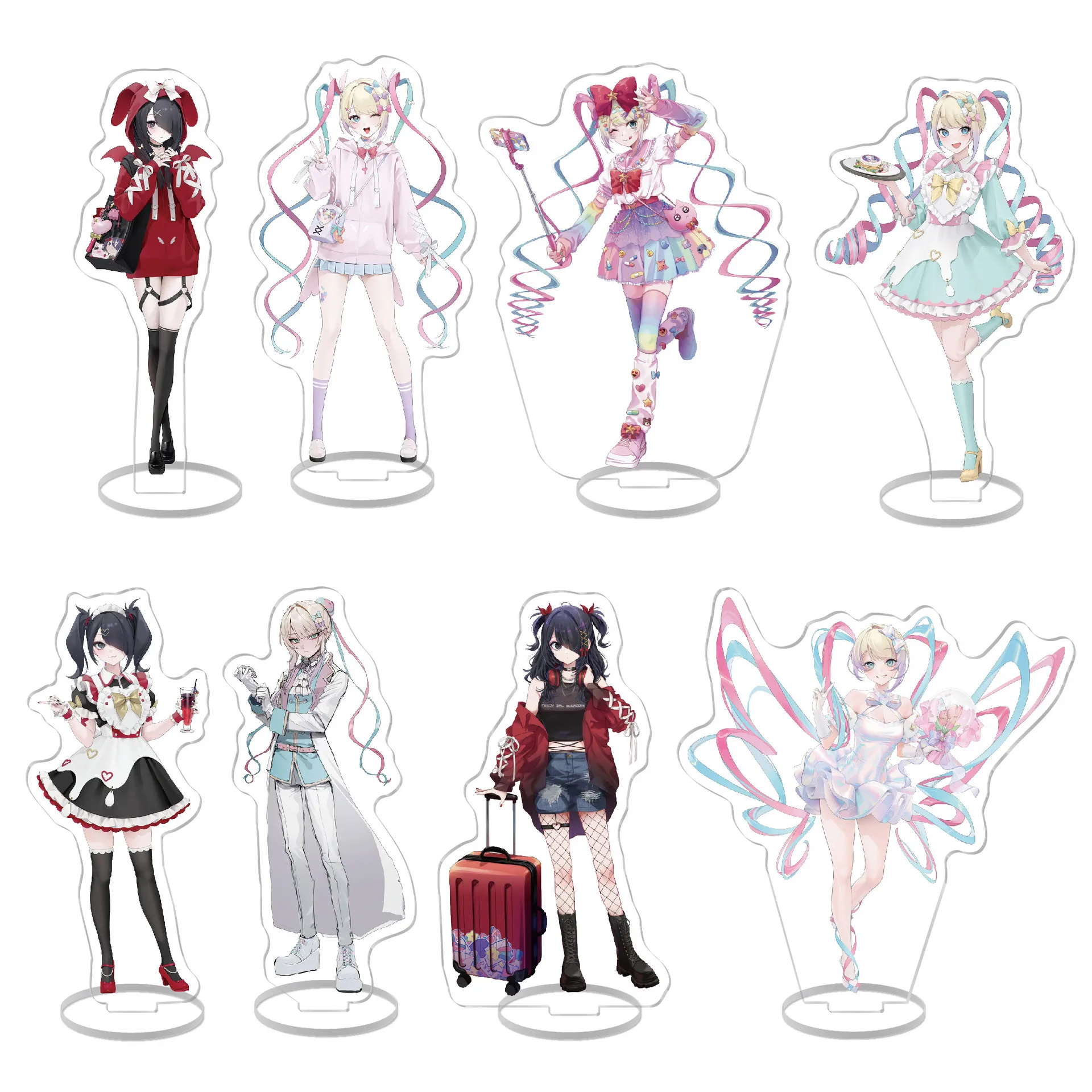 Needy Girl Overdose Game Acrylic Stand Model Plate Decoration Originality Desk Figure Display Fans Gift Cartoon Prime Products