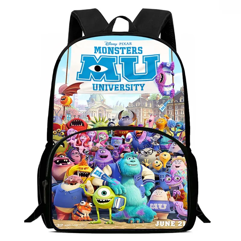 

Child School Backpack with Front Pocket,Cartoon Monsters, Inc. School Bags for Boys Girls,Durable Kids Bags for Pupil Students