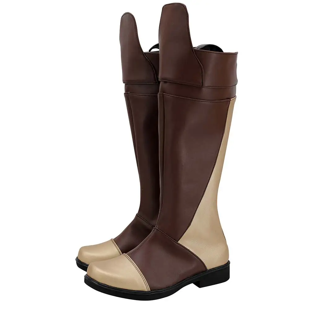 Fantazja Templariusza Fantasy Guard Buty Cosplay Męskie Imperialne Botki Wojskowe Din Fantasia Djarin Obuwie Kostiumy Halloween Akcesoria