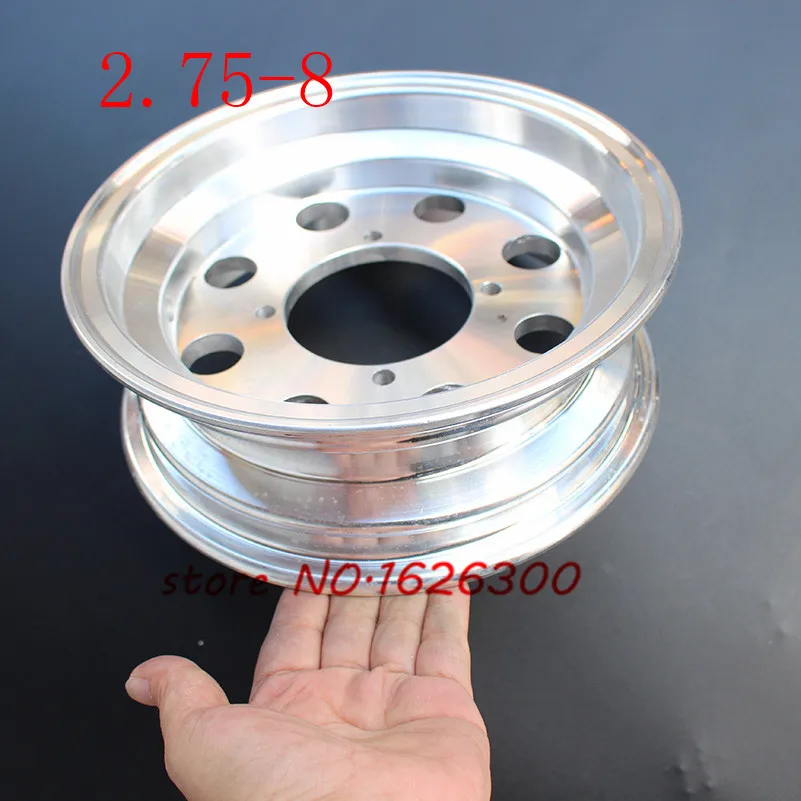 

2.75-8 Motorcycle Monkey Bike front or rear 8 inch wheel hub 8" rims kit for motorcycle aluminum alloy rim felly