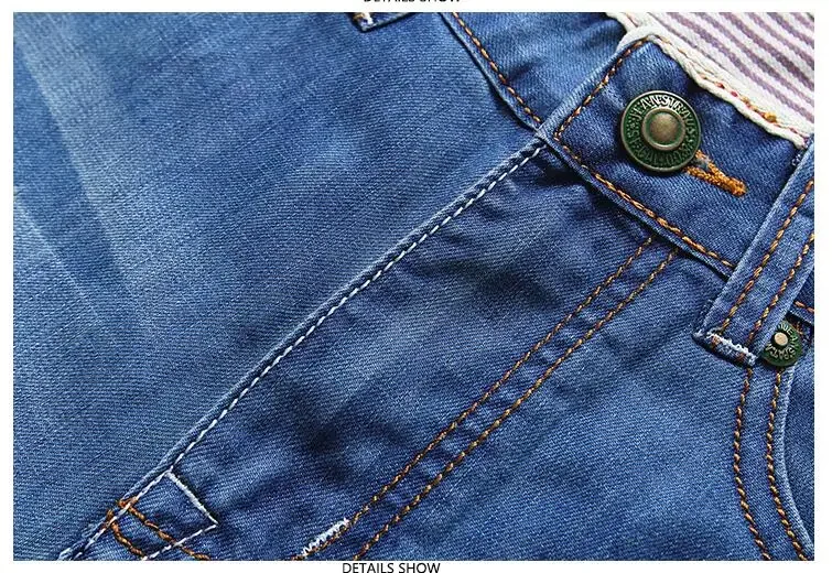 Short d\'été en jean bleu pour homme, denim fin, bonne qualité, coton uni, droit, décontracté, taille 40