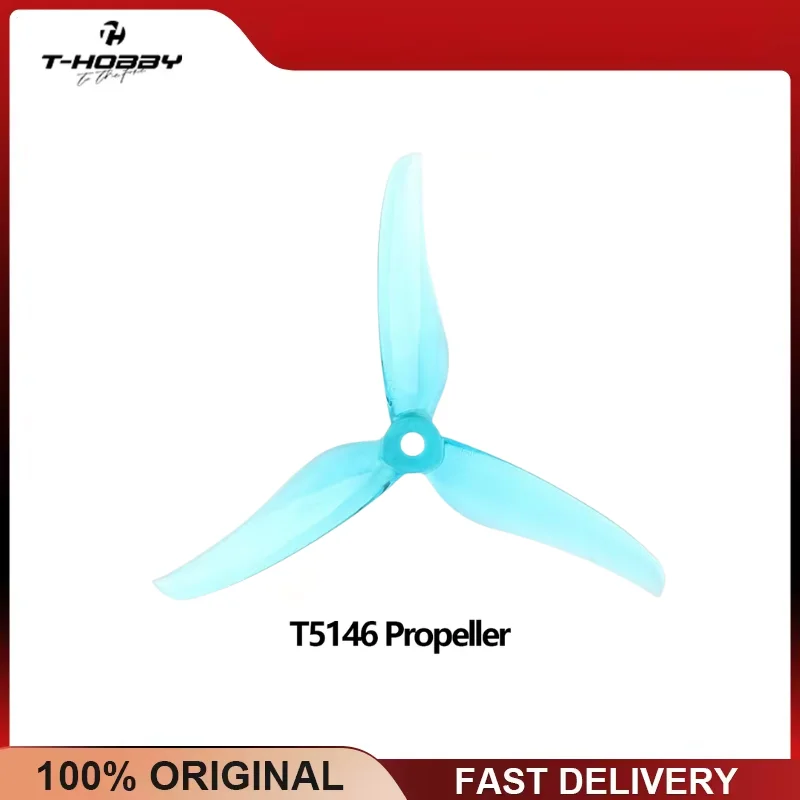 T-HOBBY T5146 FPV Racing Propellers 5.1 Inch 3-Blade Polycarbonate Ultralight POPO for Freestyle Drone