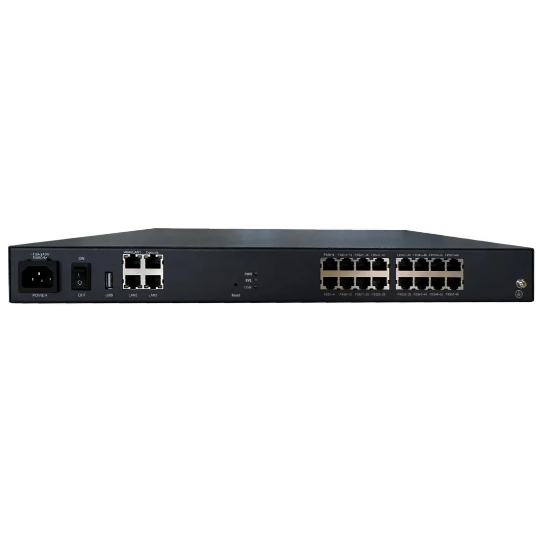 PBX system 64 FXS port FXS analog gateway