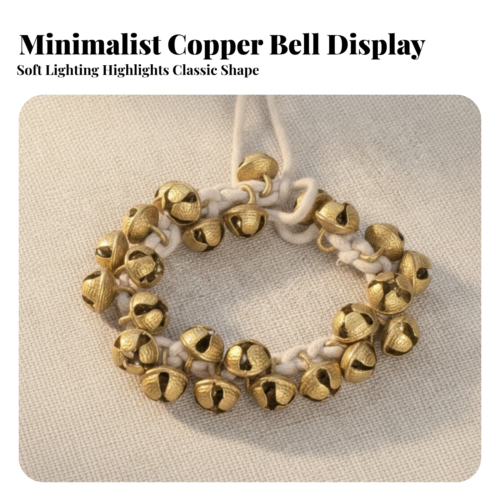 Campana de tobillo artesanal, accesorio de pulsera ajustable, joyería hippie para bailarines y actuaciones de danza