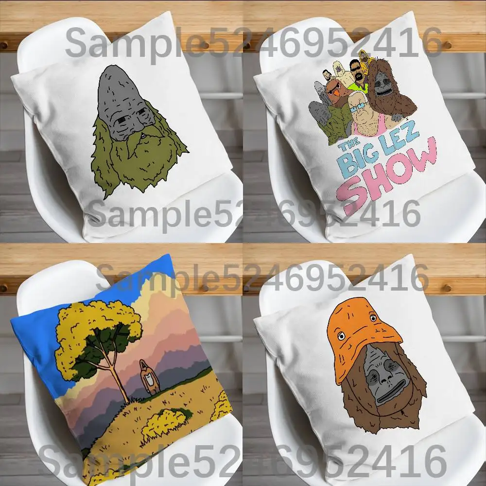 The B-Big Lez Show Cartoon Pillow Case Cover Square Sofa With For Pattern Comfortable Cushion suitable Of Room