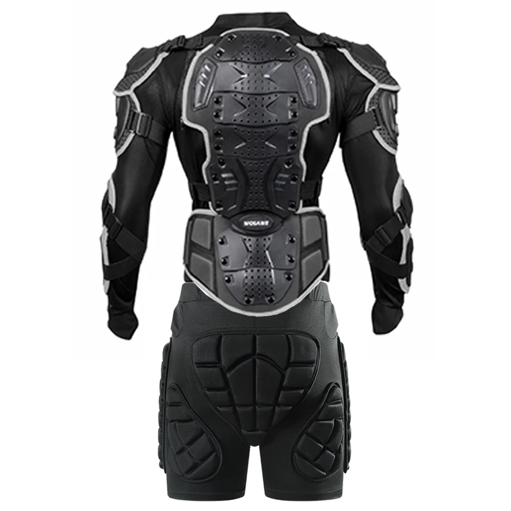 WOSAWE Full Body Protection Jacket Motorcycle Protective Armor Motocross Downhill Racing Chest Back Protector Hip Guard