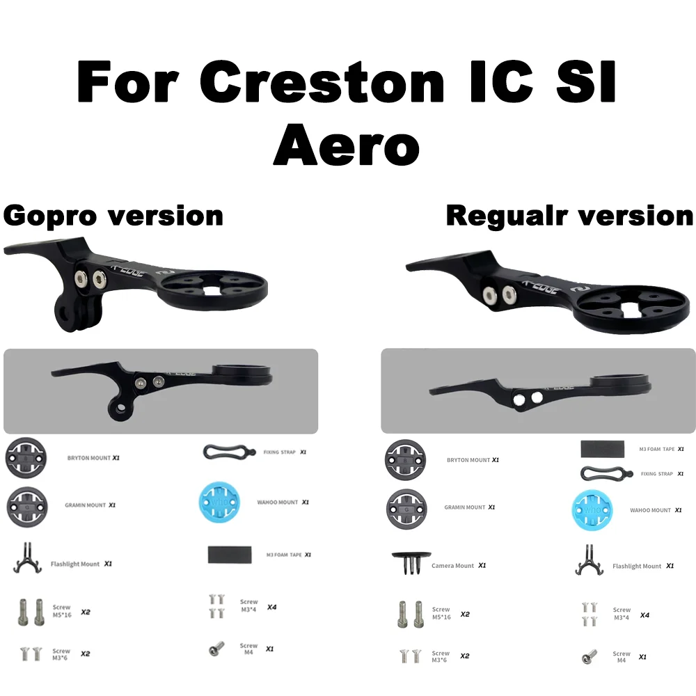 

Переднее компьютерное крепление Syncros IC Aero, крепление Gopro, спидометр GPS/Garmin/Bryton/Wahoo вставки для Creston Ic Sl Aero кабины