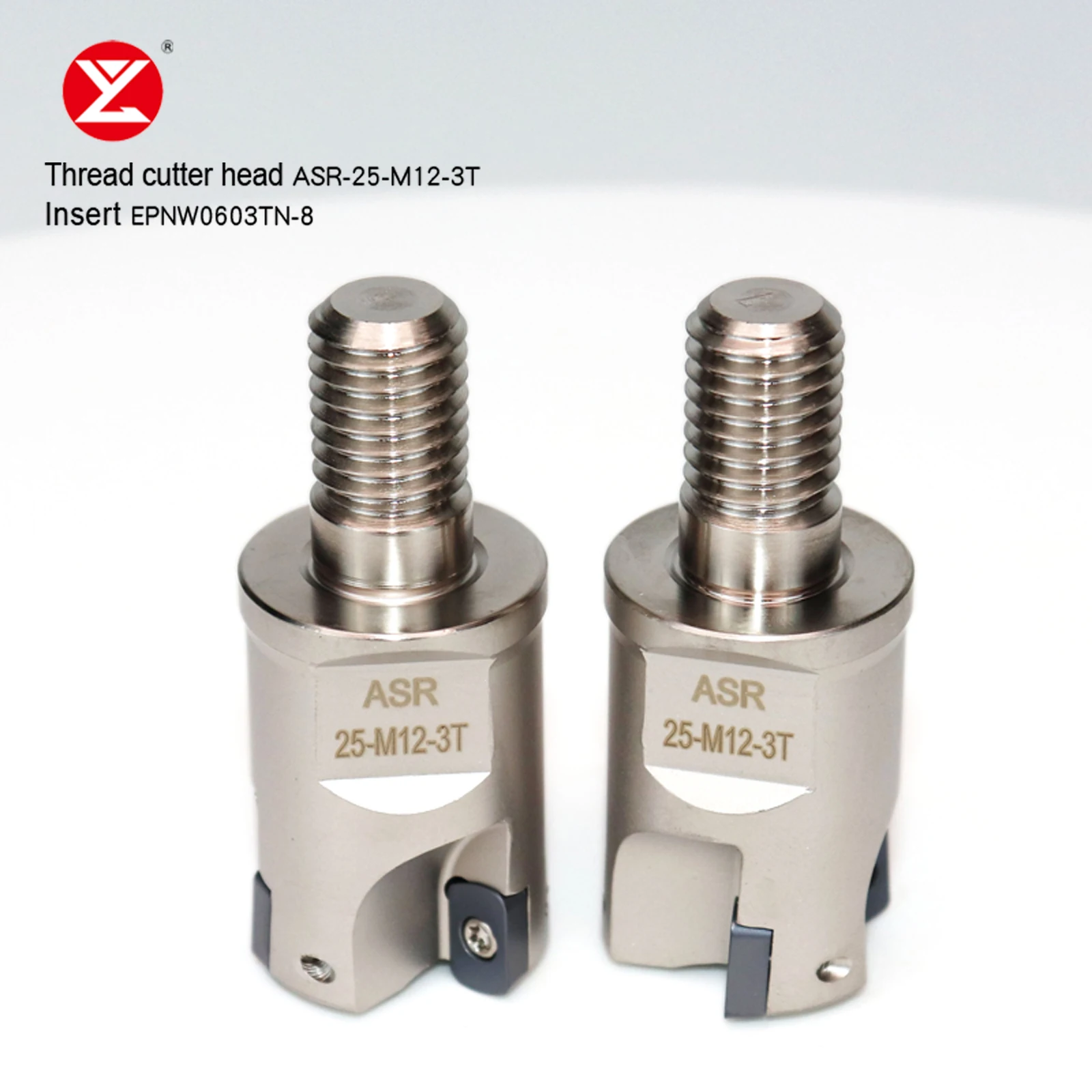 CNC Carbide Manufacturers Direct Teeth Lock Thread Head ASR-32-M16 Connected Milling Cutter Loading EPNW0603TN-8