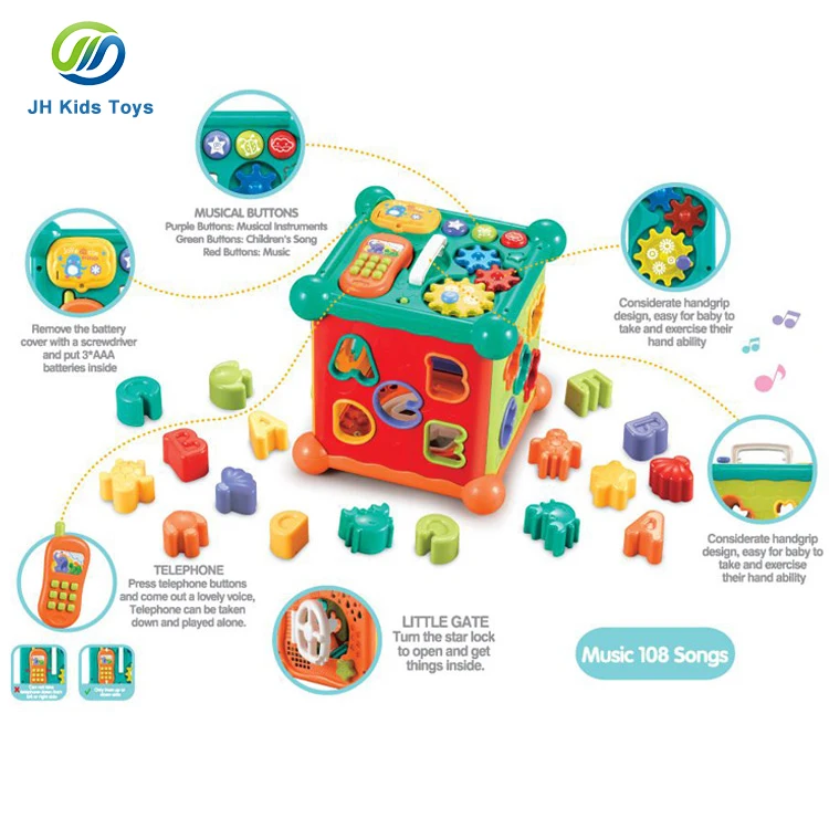 Wholesale Multifunctional Remote Control Intelligent Music Box with Light Baby Toys for 1-3years