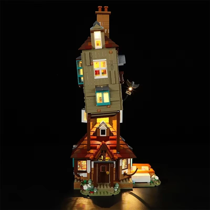 مجموعة إضاءة LED DIY لـ LEGO 76437 The Burrow مجموعة مكعبات البناء (إضاءة LED فقط، بدون نموذج كتل)