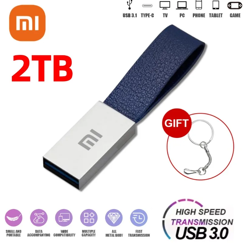 

USB 3.1 флэш-накопитель XIAOMI в металлическом корпусе, 512 ГБ, 1 ТБ