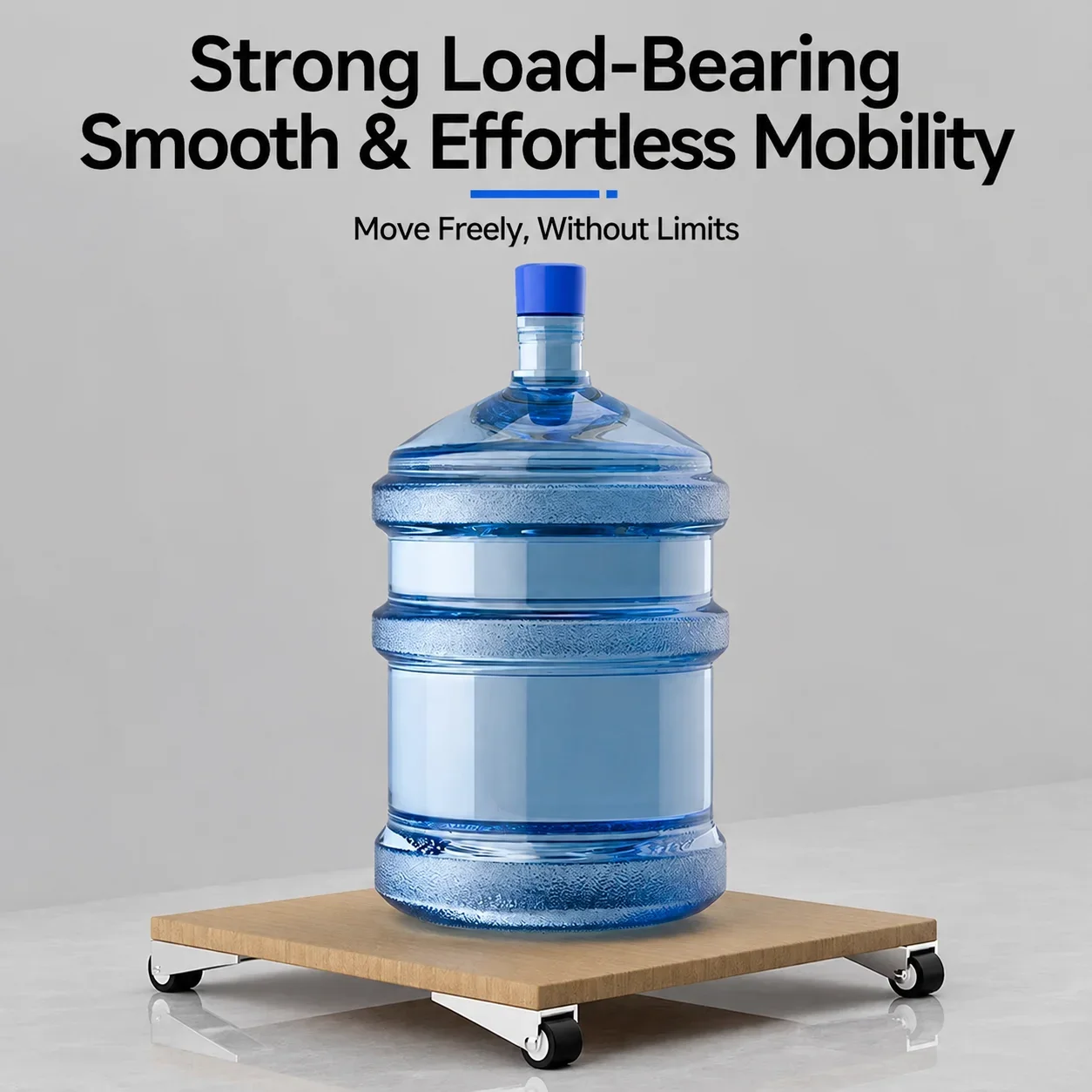Heavy Duty Sliding Door Pulley Wheel Caster with Silent Nylon Rubber Roller for Door Sag Support - view 5
