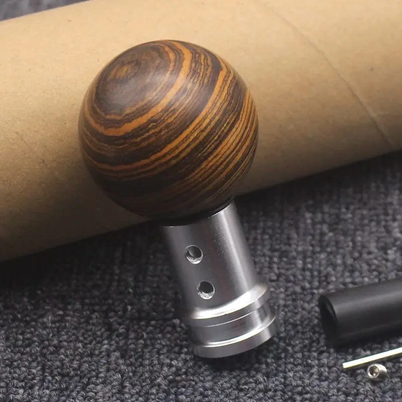 Real Natural High Quality Wood Gear Shift Knob Universal Adapter Shift Unpainted Car Modification Shift Knob Handmade Brand New