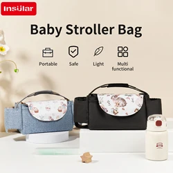 INSULAR Baby Stroller Bag Mommy Packs Stroller Hanging Bags Infant Diaper Nappy Packets Feeding Bottle Sacks Portable Waterproof