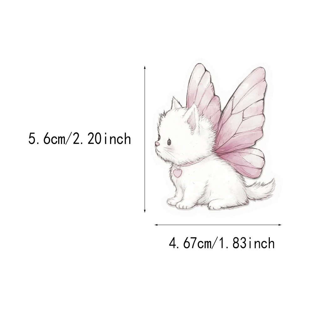 50 قطعة من ملصقات الحديقة للفتيات بألوان مائية شفافة، ملصقات كرتونية يمكنك صنعها بنفسك، حافظة هاتف، لعبة ملصقات كهربائية للكمبيوتر اللوحي