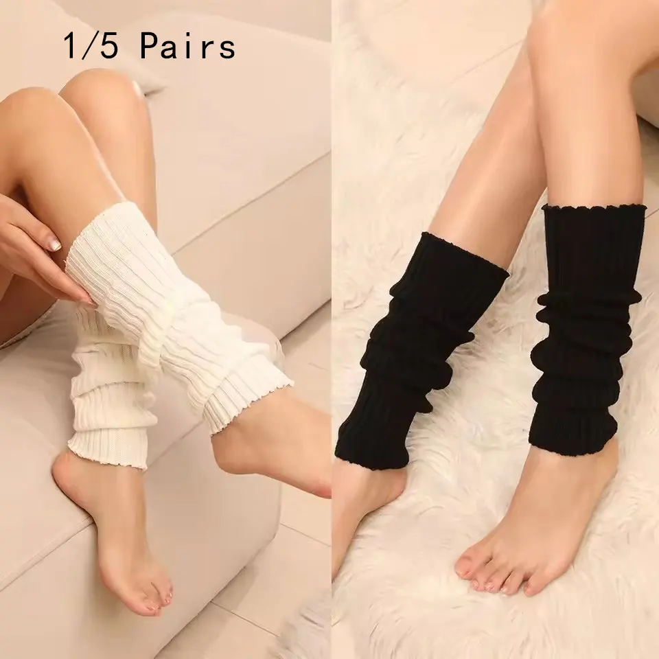 1/5 Pairs High-quality Foot Warmers Uniform Bubble Socks Fashion Korean Lolita Girl Loose Socks Women's Versatile Elephant Socks